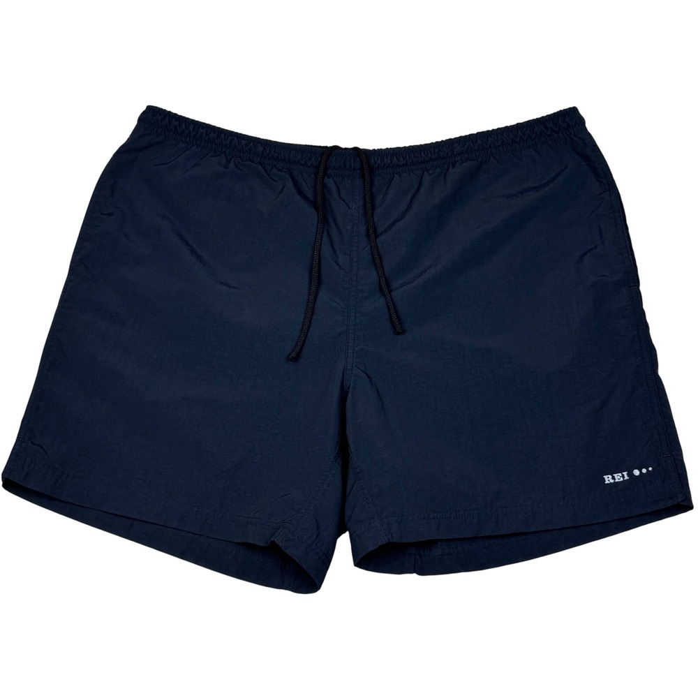 REI Swim Trunks‎ Shorts Mens XL Navy Mesh Liner Pockets Drawstring Beach Active